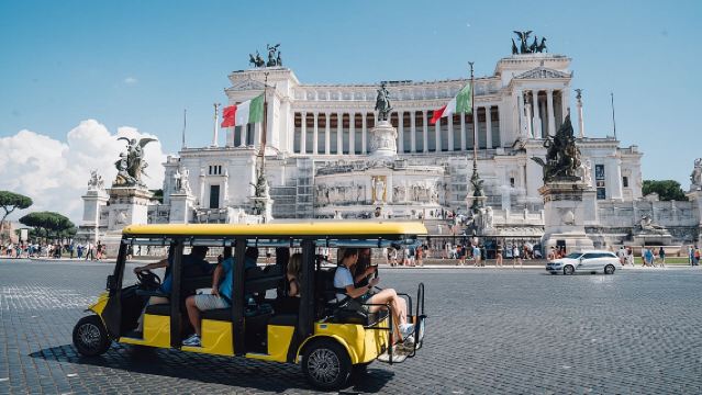 Golfkarritocht: Rome Express in 1,5 uur