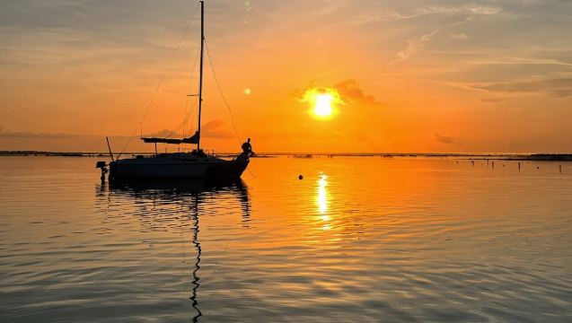Private sunrise sailboat with breakfast on board