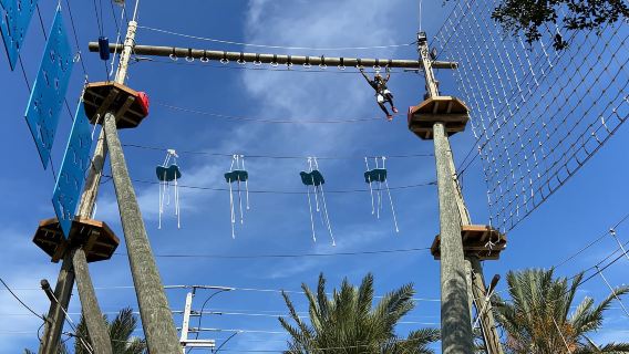 Cocoa Beach: Билет в парк развлечений Aerial Adventure Park