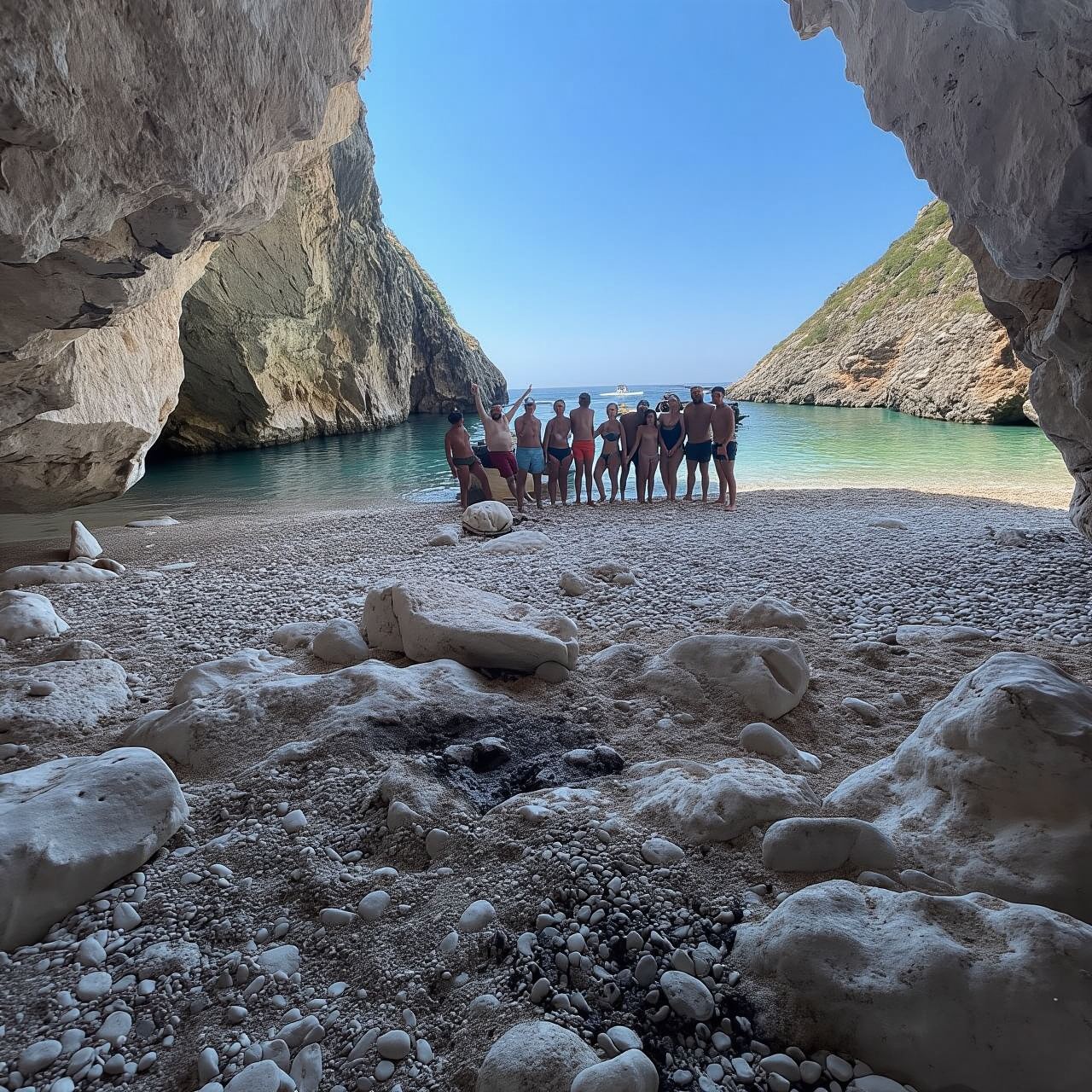 Blue Gem Cave Speedboat Tour Vlore
