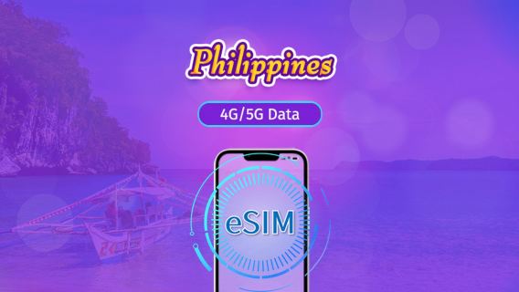 Philippines | eSIM 5G/4G | Vé ngày/Gói tổng | Tính phí mỗi 24 giờ | 1-30 ngày | Mã QR