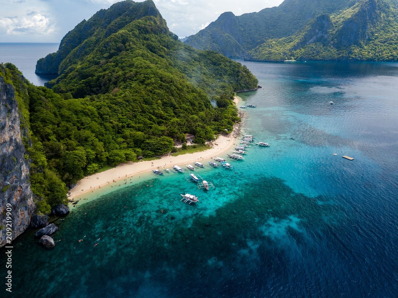 El Nido Island Hopping Tour C: Hidden Beach + Helicopter Island + Tapuitan Island 1-day tour
