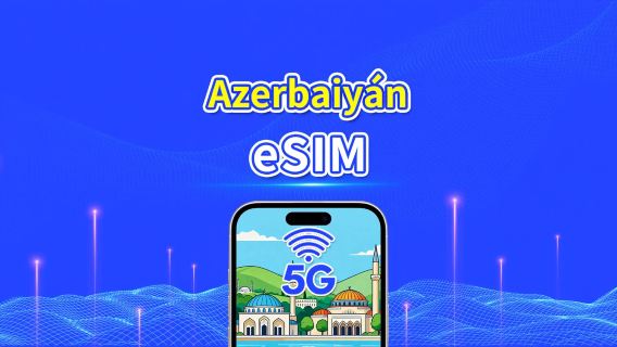 Azerbaiyán eSIM | 5G/4G | Pase diario/Paquete de datos total | 1–30 días | Facturación por 24 horas | Código QR