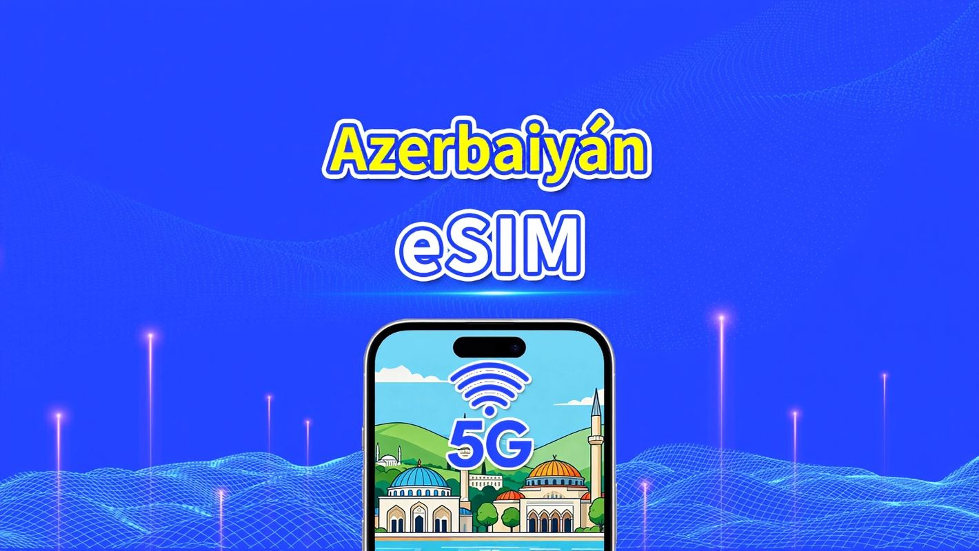 Azerbaiyán eSIM | 5G/4G | Pase diario/Paquete de datos total | 1–30 días | Facturación por 24 horas | Código QR