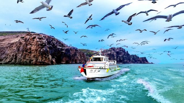 Weihai Motianling Cableway Hailu Island Jinshiwan Art Park Private Guided Day Tour