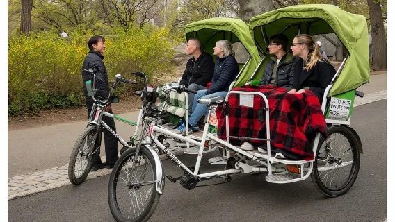 Pedicab-Tour zu den Filmspots im Zentralpark