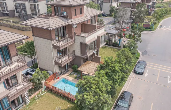 佛山鷺湖探索王國·過夜露營【獨棟4房別墅 獨立KTV房+電烤爐+麻雀+私家浸池】