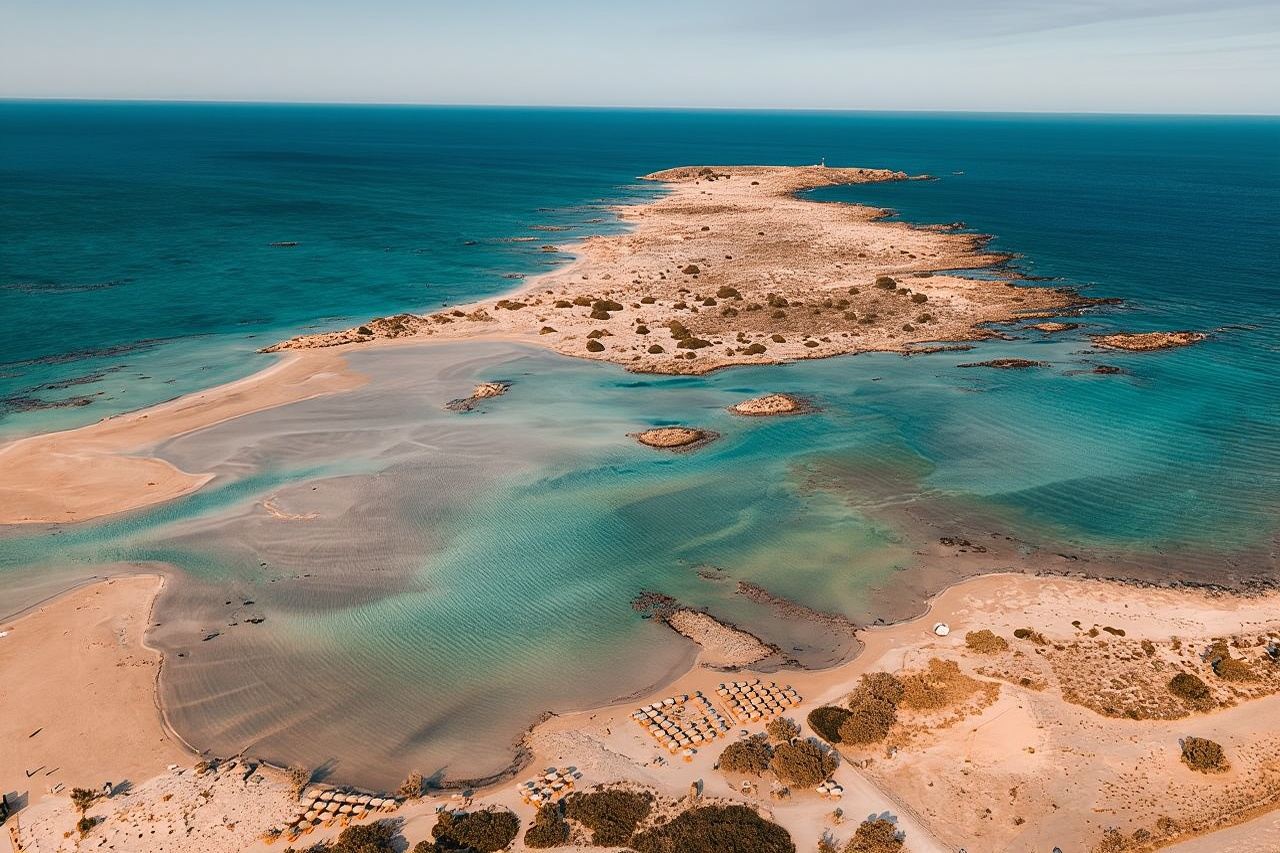 Tour privato di un giorno intero per famiglie alla spiaggia di Elafonisi e Agia Sofia