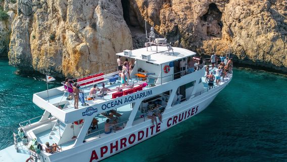 Au départ de Protaras : Croisière à Turtle Cove et au Lagon Bleu