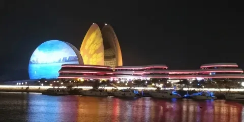 珠海夜遊線+珠澳豪華海灣夜遊+港珠澳大橋遊+純玩G線