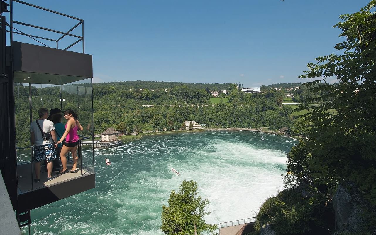 Tour giornaliero alle Cascate del Reno da Zurigo con ascensore panoramico
