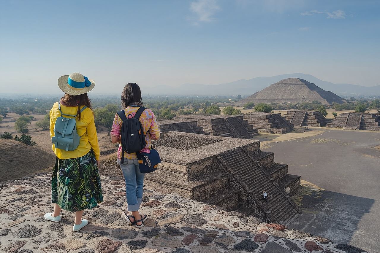 Guided tour in Teotihuacan + breakfast in Cueva + Transportation CDMX