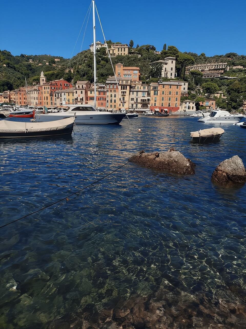 From Genova: Portofino Return Transfer by Open-Top Bus