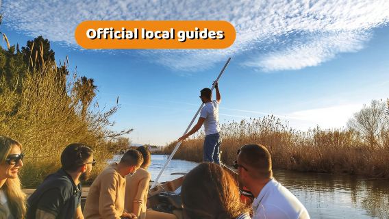 Da Valencia: tour in barca ecologica nel Parco Naturale dell'Albufera e tramonto