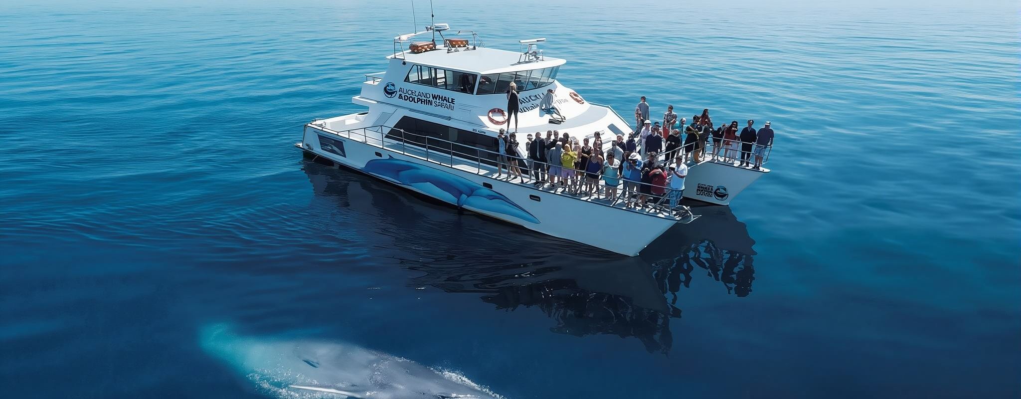 Whale and Dolphin Watching Cruise in Auckland