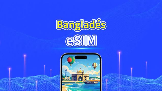 eSIM de Bangladesh | 4G | Paquete de datos diario/total | 1–30 días | Facturación por 24 horas | Código QR