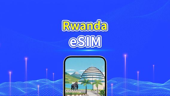 Rwanda 4G eSIM | Daily/Total Data Package | 1–30 Days | 24-Hour Billing | QR Code