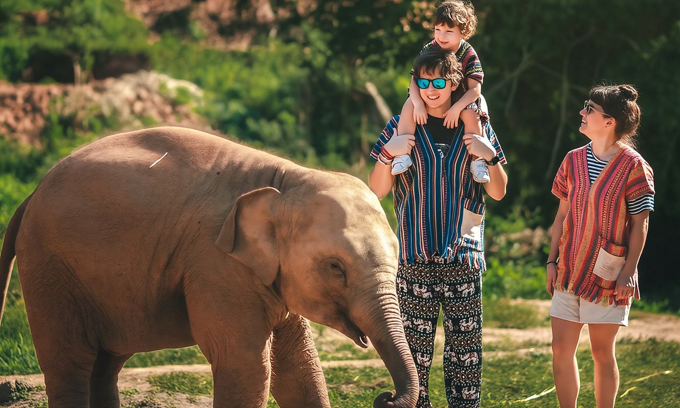 กรุงเทพฯ ทัวร์ครึ่งวันที่ค่ายอนุรักษ์ช้าง สวนช้างเพื่อการกุศล ทำยาดม+อาหารไทย