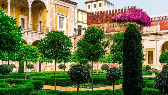 สเปน + พระราชวังเซบียา + สนามสู้วัวกระทิงเซบียา + หอคอยคีรัลดา + เมโทรโพล พาราซอล