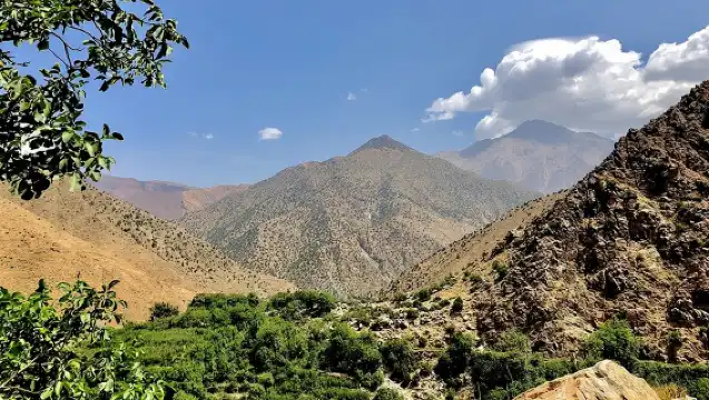 ทัวร์ครึ่งวันจากเมืองมาร์ราเกชไปยังเทือกเขาแอตลาสและหุบเขาอูริกา