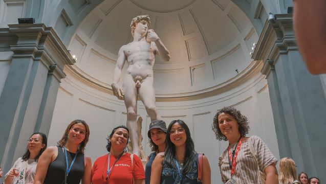 Galleria dell'Accademia: Avondtour Beeld van David
