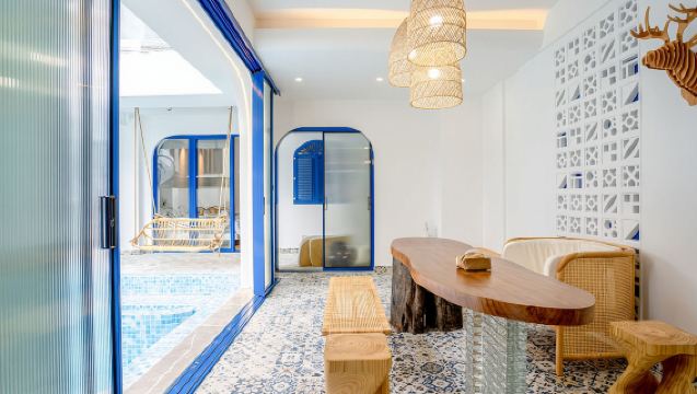 惠東小澳山露營地·過夜露營【九銘嶼海4房泳池營地【KTV+燒烤+麻將+廚房】趕海衝浪】