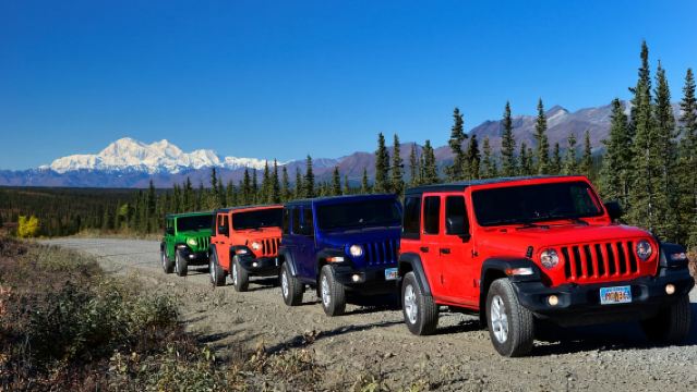 Jeep-Tour auf dem Denali Highway