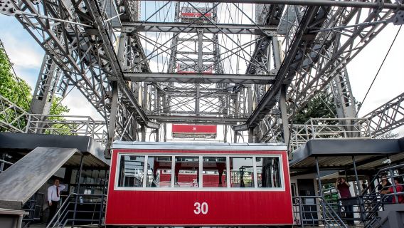 Vienna: tour sali e scendi, ruota panoramica e crociera sul fiume