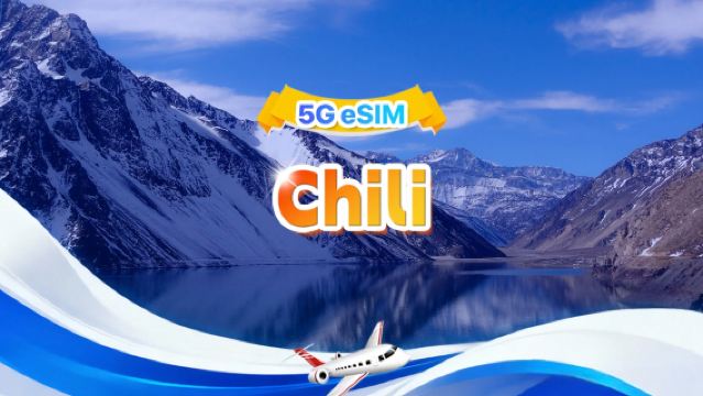 Chili 4G/5G eSIM | Paket harian/Paket total | 1GB/hari-total 30GB | 1-30 hari | Sistem 24 jam | QR code