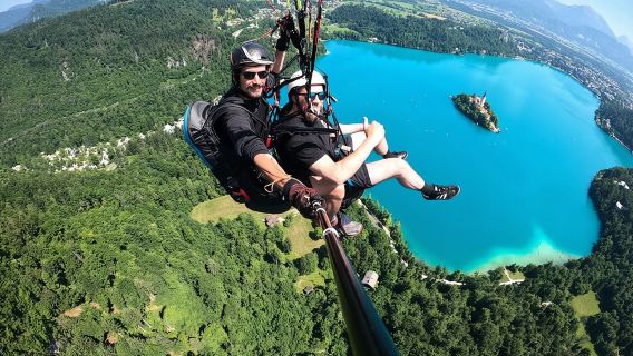 Lake Bled Tandem Paragliding