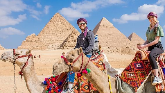 All-inclusive Giza pyramids, sphinx,camel,lunch, Inside pyramid