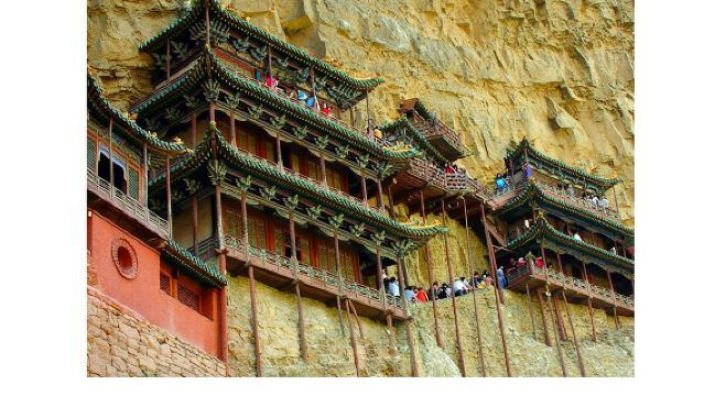Lawatan sehari ke Gua Yungang, Kuil Gantung dan Pagoda Kayu Daerah Ying dari Taiyuan/Datong, Shanxi