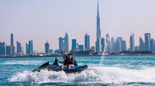 Dubai: Jet ski Adventure Rides Burj Al Arab, Burj Khalifa & Atlantis 1