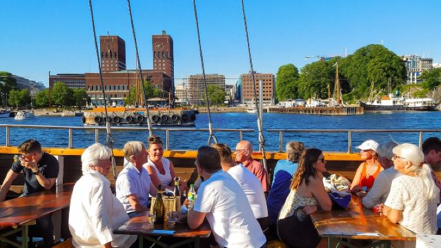 Oslofjord-Dinner-Kreuzfahrt auf einem Segelschiff