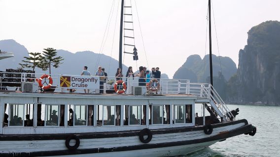 Hanói: Crucero por las islas y cuevas de Ha Long con almuerzo y kayak