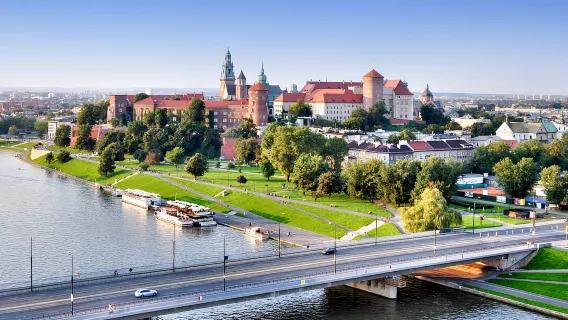 Cracovia: tour panoramico della città in golf cart elettrico
