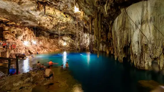 Cancun: Samula Cenote, Colonial Valladolid & Chichen Itza