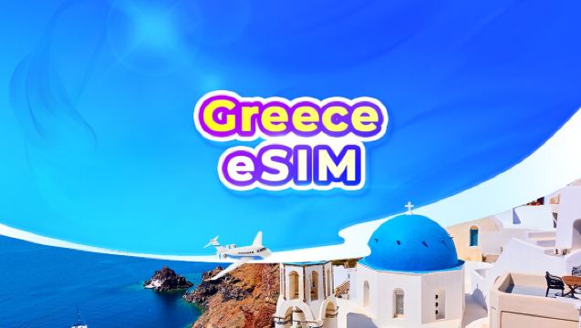 eSIM 5G in Grecia | Pacchetto giornaliero/dati | Tariffazione 24 ore | Codice QR