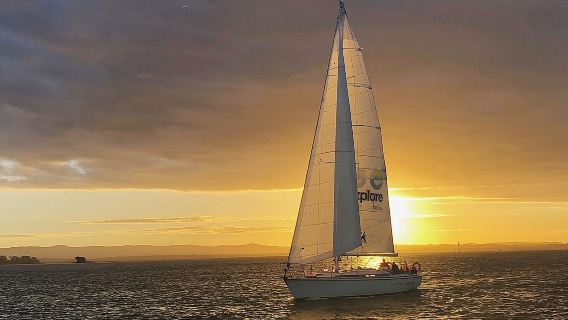 Auckland Harbour Sailboat Cruise Including Three Course Dinner