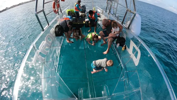 Invisible Boat Snorkeling Tour