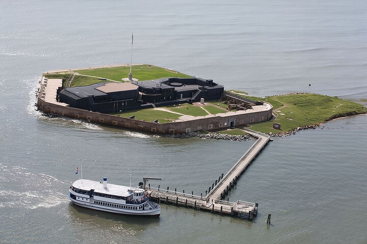 Ingresso a Fort Sumter e tour autoguidato con traghetto di andata e ritorno