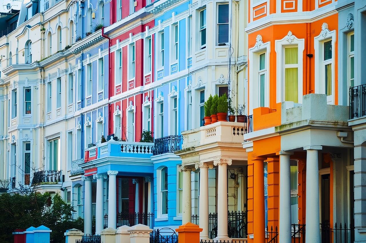 Londres : Visite à pied autoguidée de Notting Hill avec une application