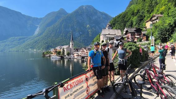 Austria Gosau departure Salzkammergut region bike tour - Hallstatt Alpine Pasture