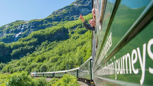 Guided tour - Viking Village, Nærøyfjord Cruise and Flåm Railway