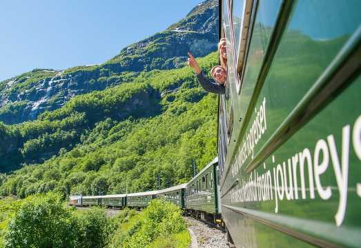 Guided tour - Viking Village, Nærøyfjord Cruise and Flåm Railway