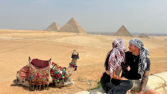  VIP Giza Pyramids, Sphinx, Lunch, Camel Ride & inside pyramid