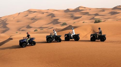Adventure Quad Bike Safari, Camel Ride & Sandboarding 1