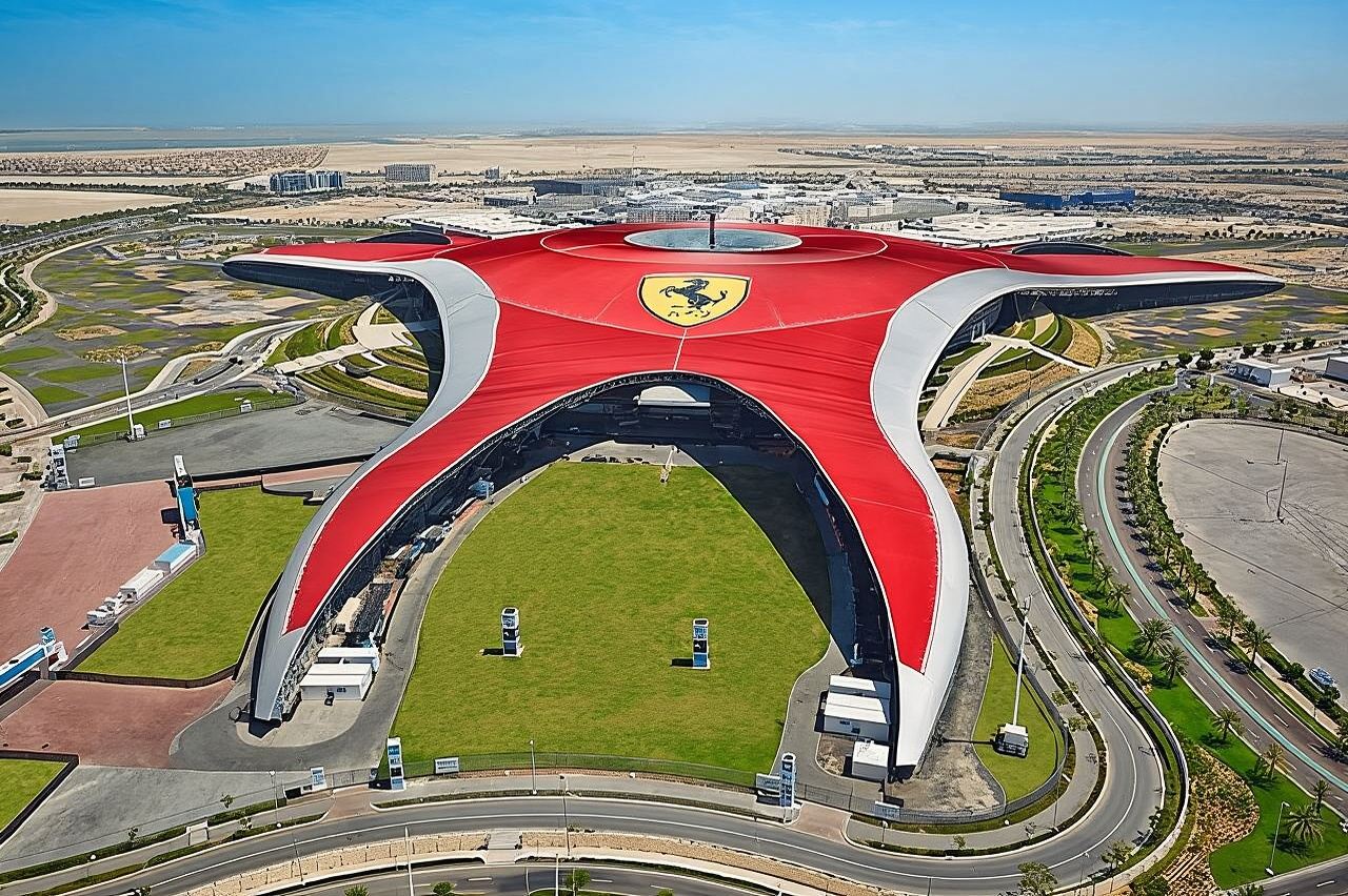 Abu Dhabi city tour with Grand Mosque & Ferrari World Entrance Tickets