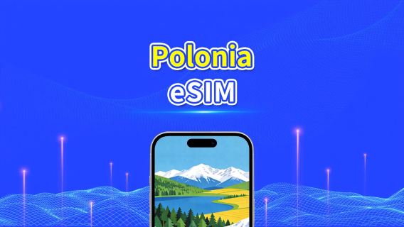 eSIM Polonia | Dati ad alta velocità | 5G/4G | Pacchetto giornaliero/dati | 24 ore | 1-30 giorni | Codice QR