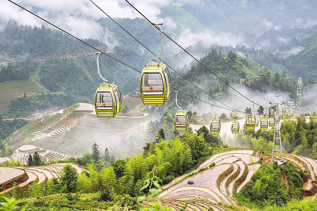 [Grup Kecil 2-8 Orang] Tur Eksklusif Tanpa Kunjungan ke Desa Rambut Panjang + Transportasi Pulang Pergi Cepat|Perjalanan Satu Hari ke Terasering Longji